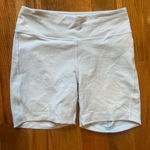 Outdoor voices biker shorts. Size medium. Worn once - like new! Light blue color